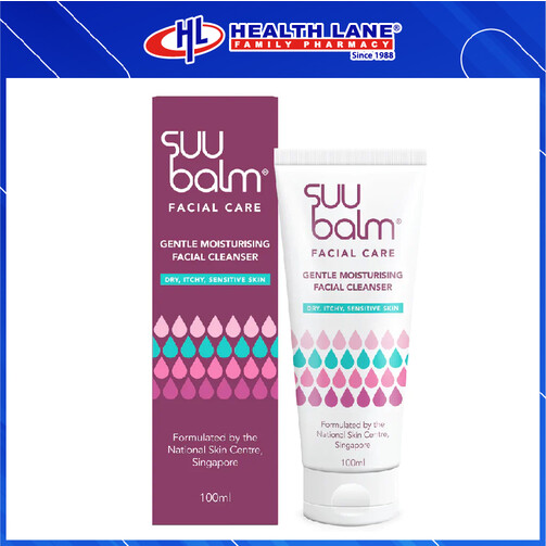 SUU BALM GENTLE MOISTURING FACIAL CLEANSER (100ML)